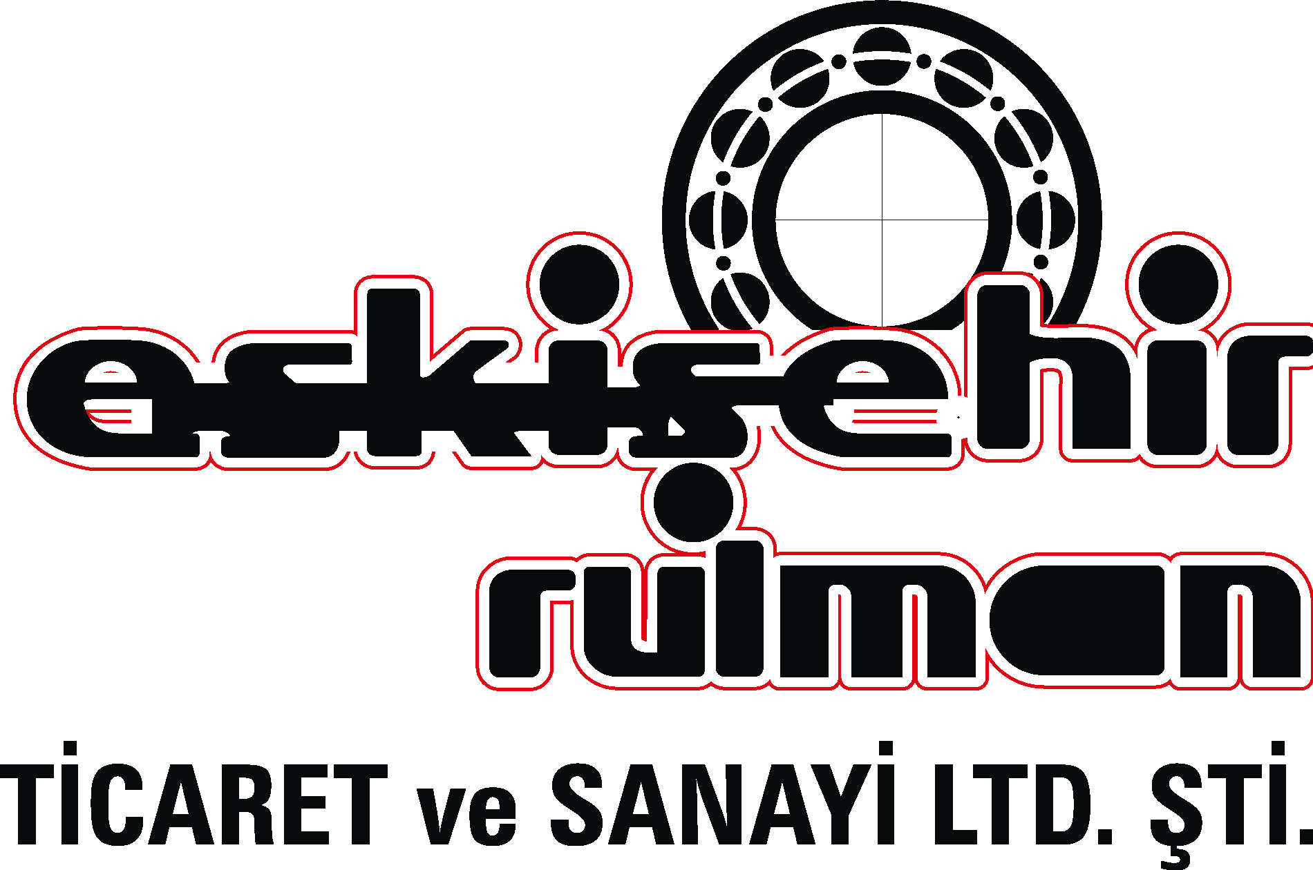 Eskisehir Rulman Ltd. Sti.black Logo Vector Logo